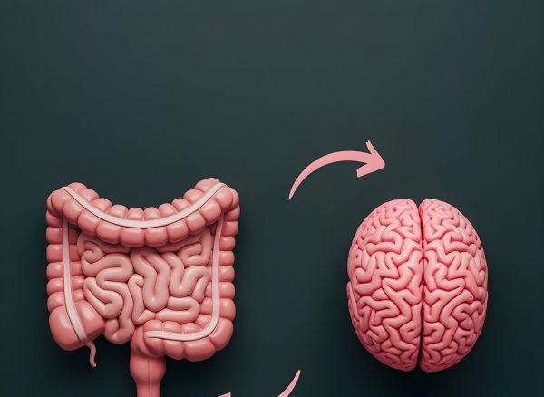 Intestin et cerveau pour illustrer le deuxième cerveau